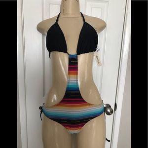 Forever 21 Multi Color Monokini Suit Size S
